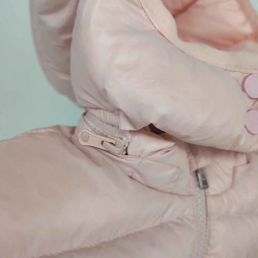 Ralph Lauren Toddler Girls Puffer Jacket Coat 24M Pink Down‎ Filled Hooded Zip